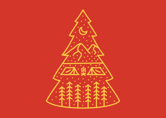 Camping in Winter Christmas: A Crafter's Review of These Illustrations