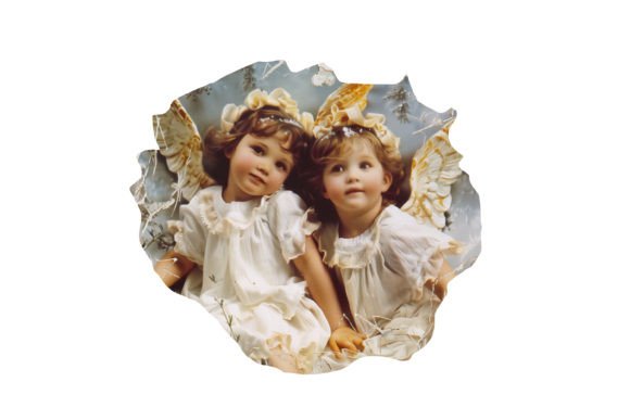 Christmas Angels PNG for Modern Illustrations