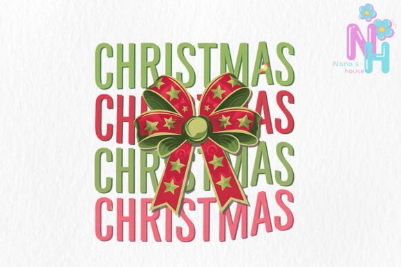 Christmas Bow Sublimation Illustrations Review