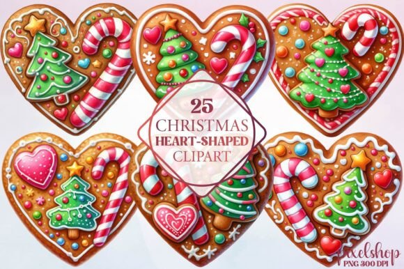 Christmas Heart-shaped Clipart Review: A Smart Freebie for Seasonal Branding