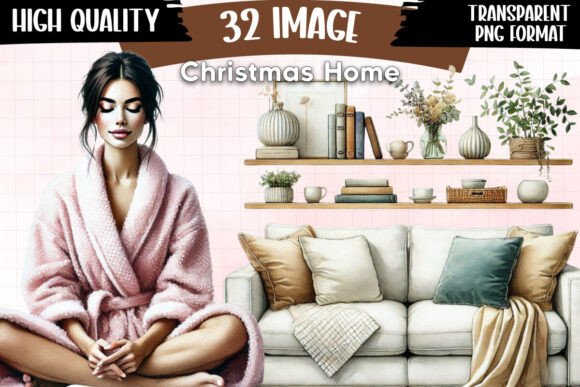 Christmas Home Clipart P1: A Crafter’s Review for Seasonal Illustrations