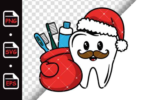 Christmas Tooth Cartoon with a Sack Review