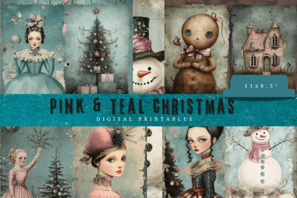 Pink Teal Christmas Junk Journal Paper: A Designer’s Review