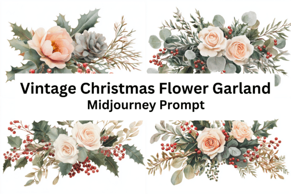 Vintage Christmas Flower Garland: A Practical Review for Digital Product Creators